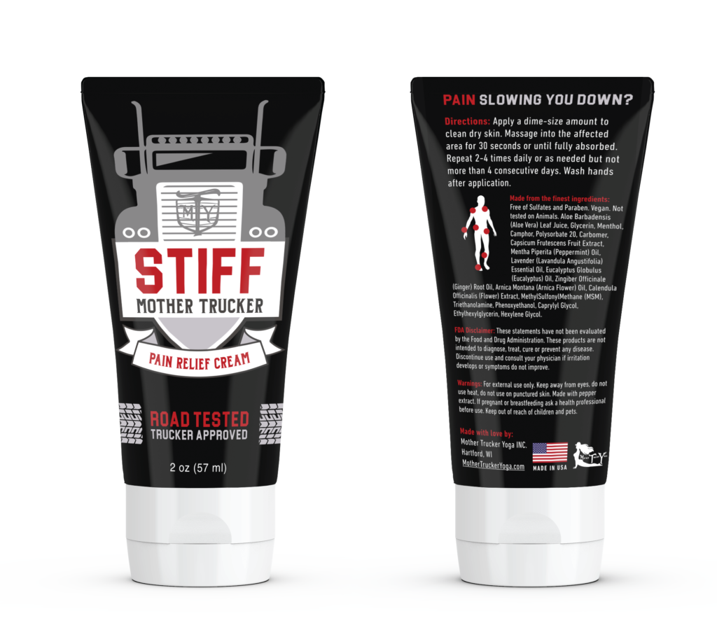 Stiff Mother Trucker Pain Relief Cream MTY Blog 