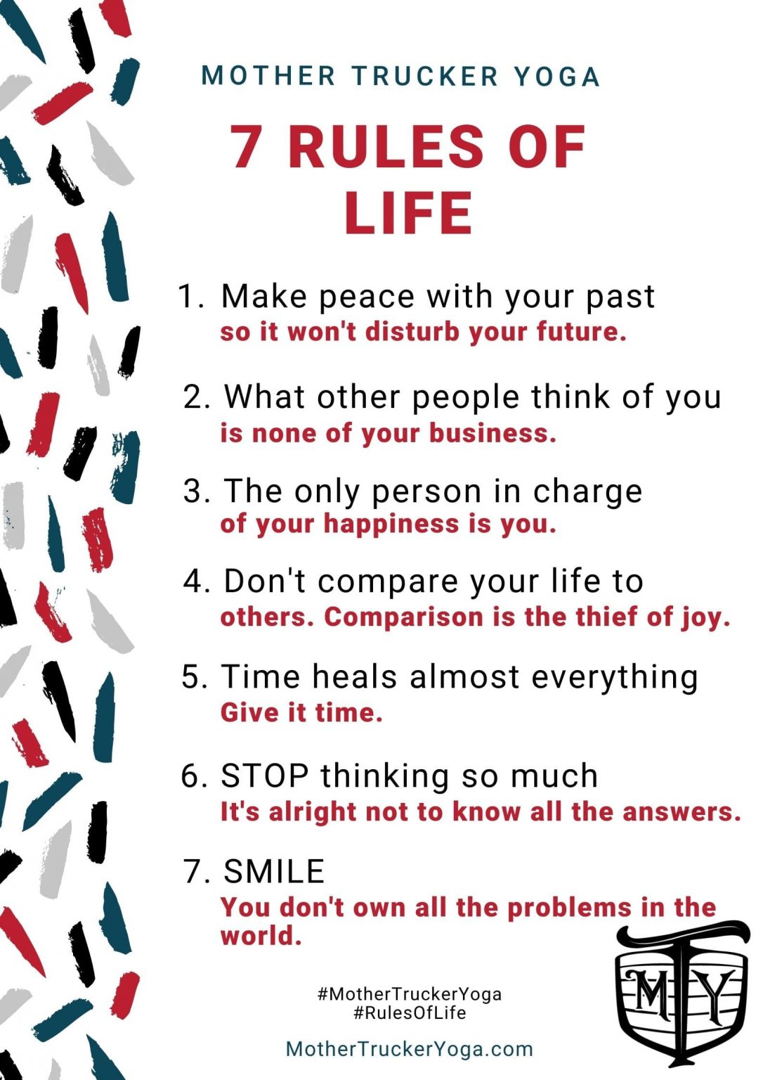 Seven Rules Of Life Quote