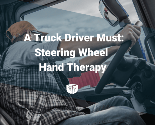 A Truck Driver Must: Steering Wheel Hand Therapy Mother Trucker Yoga Blog Post