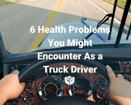 6 Health Problems You Might Encounter As a Truck Driver mother trucker yoga blog cover