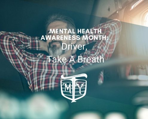 Mental Health Awareness Month: Driver Take a Breath Mother Trucker Yoga Blog Post