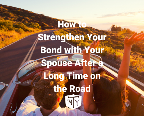 How to Strengthen Your Bond with Your Spouse After a Long Time on the Road Mother Trucker Yoga Cover Image Blog