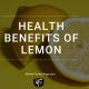 Benefits of Lemon