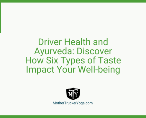 Truck Driver Health and Ayurveda