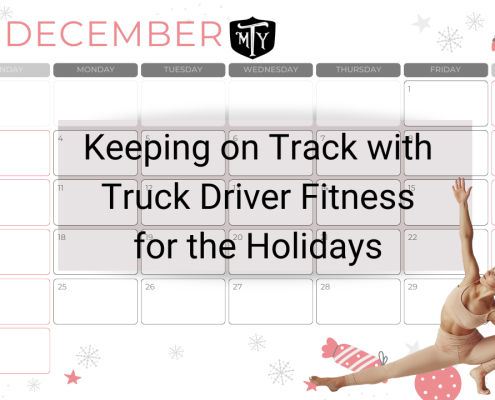 Keeping on Track with Truck Driver Fitness for the Holidays log Image