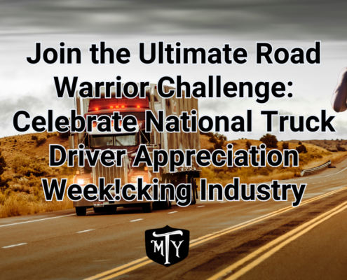 Join the Ultimate Road Warrior Challenge: Celebrate National Truck Driver Appreciation Week! Cover Image + Mother Trucker Yoga