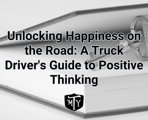 Unlocking Happiness on the Road: A Truck Driver's Guide to Positive Thinking Cover Images Mother Trucker Yoga