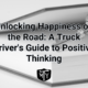 Unlocking Happiness on the Road: A Truck Driver's Guide to Positive Thinking Cover Images Mother Trucker Yoga