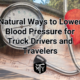 Natural Ways to Lower Blood Pressure for Truck Drivers and Travelers Cover Image Mother Trucker Yoga